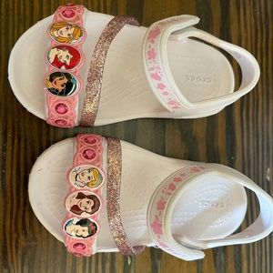 Princess crocs sandals size C7